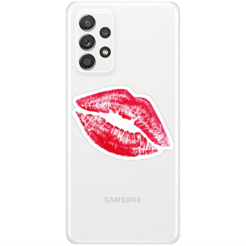 Samsung A52 Drooling Tongue Transparent Silicone TPU Θήκη