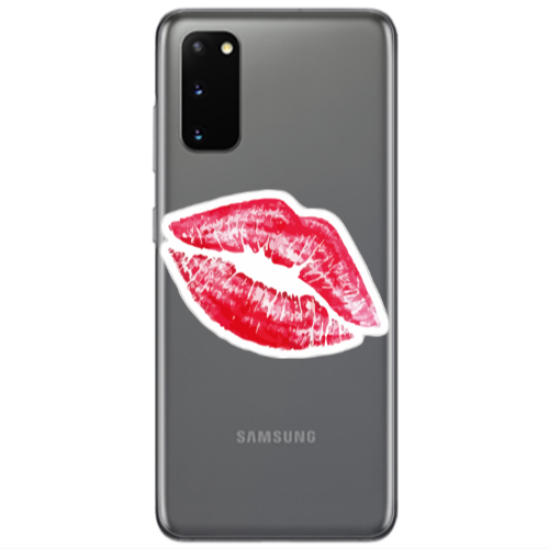 Samsung S20 Drooling Tongue Transparent Silicone TPU Θήκη