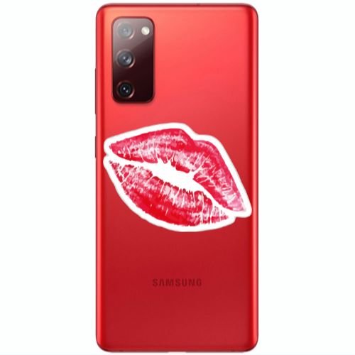 Samsung S20 FE Drooling Tongue Transparent Silicone TPU Θήκη