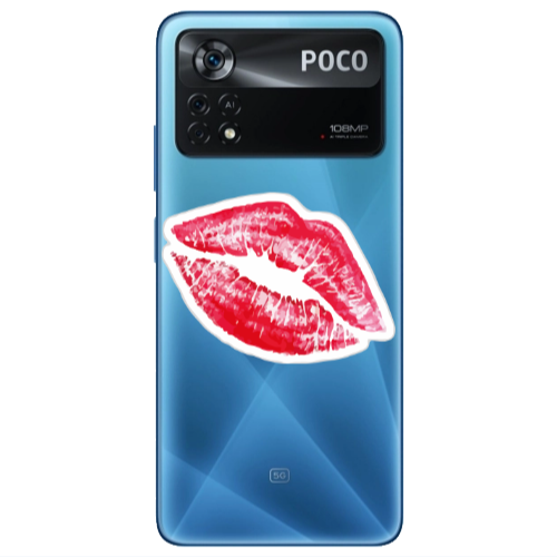 Xiaomi Poco X4 Pro Drooling Tongue Transparent Silicone TPU Θήκη