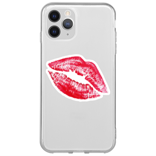 Apple iPhone 13 Pro Drooling Tongue Transparent Silicone TPU Θήκη