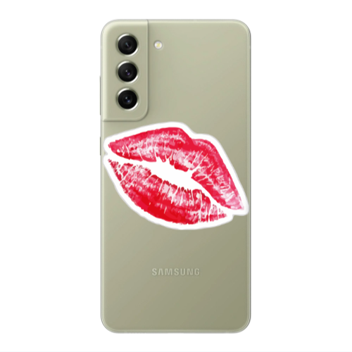 Samsung S21 PLUS Drooling Tongue Transparent Silicone TPU Θήκη