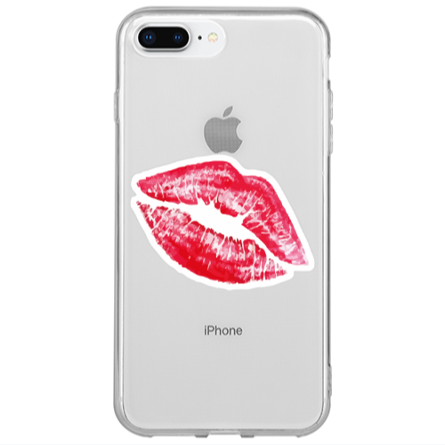 Apple iPhone 7 Plus Drooling Tongue Transparent Silicone TPU Θήκη