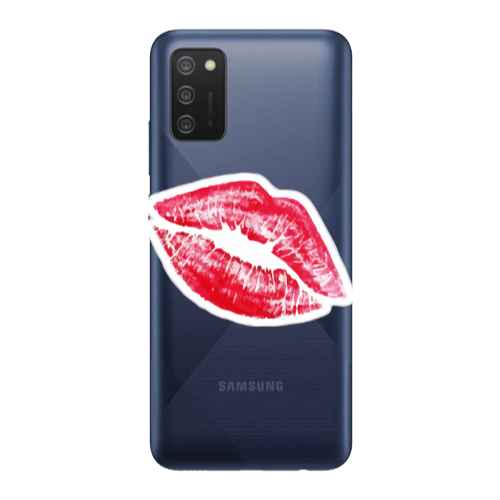 Samsung A03S Drooling Tongue Transparent Silicone TPU Θήκη