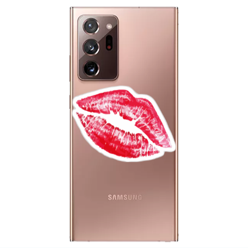 Samsung Note 20 Ultra Drooling Tongue Transparent Silicone TPU Θήκη