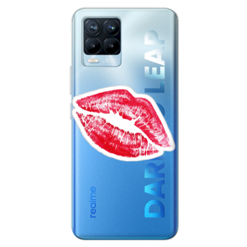 Realme 8 Pro Faint Kiss Transparent Silicone TPU Θήκη