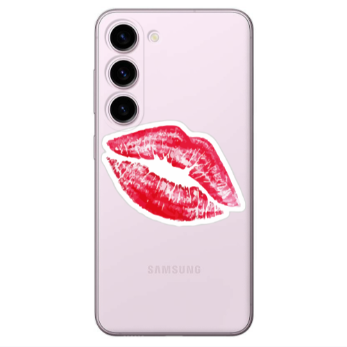 Samsung S23 Plus Drooling Tongue Transparent Silicone TPU Θήκη