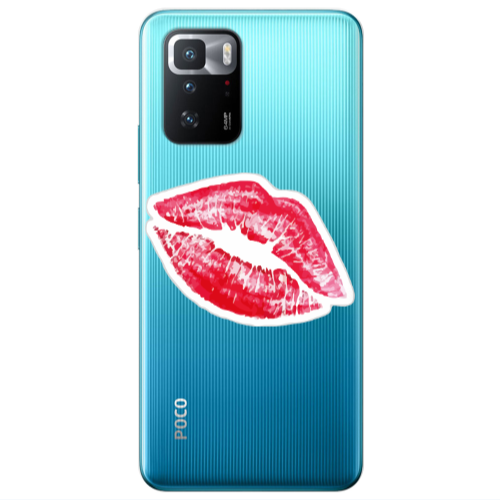 Xiaomi Poco X3 GT Drooling Tongue Transparent Silicone TPU Θήκη
