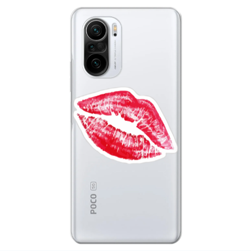 Xiaomi Poco F3 Drooling Tongue Transparent Silicone TPU Θήκη