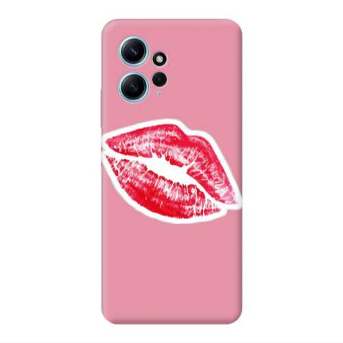 Xiaomi Redmi Note 12 4G Faint Kiss Pink Colored Silicone TPU Θήκη