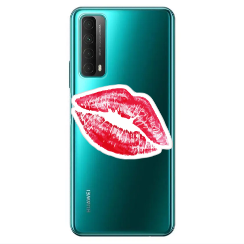 Huawei P Smart 2021 Drooling Tongue Transparent Silicone TPU Θήκη