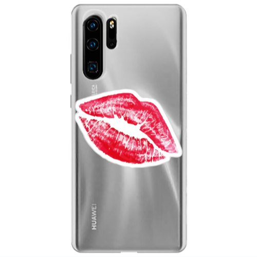 Huawei P30 Pro Drooling Tongue Transparent Silicone TPU Θήκη