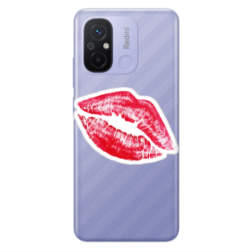Xiaomi Redmi 12C Drooling Tongue Transparent Silicone TPU Θήκη