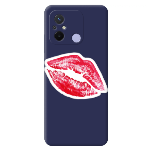 Xiaomi Redmi 12C Faint Kiss Dark blue Colored Silicone TPU Θήκη