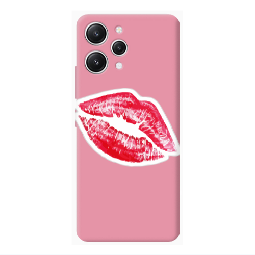 Xiaomi Redmi 12 Faint Kiss Pink Colored Silicone TPU Θήκη