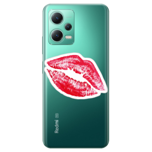 Xiaomi Redmi Note 12 Pro Plus 5G Drooling Tongue Transparent Silicone TPU Θήκη