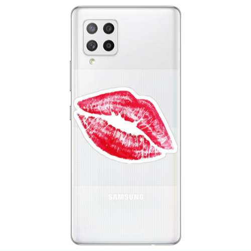 Samsung A42 5G Drooling Tongue Transparent Silicone TPU Θήκη