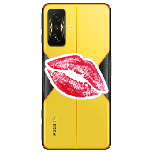 Xiaomi Poco F4 Gt Drooling Tongue Transparent Silicone TPU Θήκη