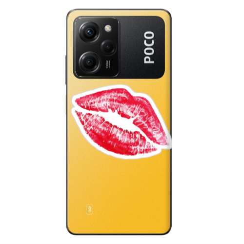 Xiaomi Poco X5 Pro Drooling Tongue Transparent Silicone TPU Θήκη