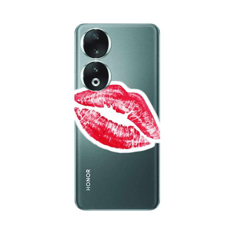 Honor 90 5G Drooling Tongue Transparent Silicone TPU Θήκη