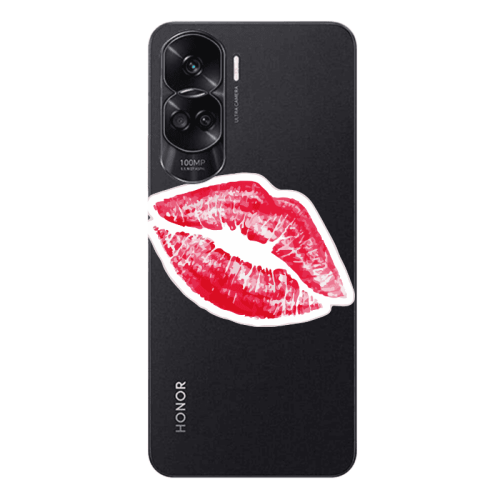 Honor 90 Lite 5G Drooling Tongue Transparent Silicone TPU Θήκη