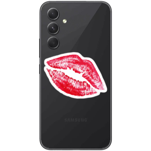 Samsung Galaxy A25 Drooling Tongue Transparent Silicone TPU Θήκη