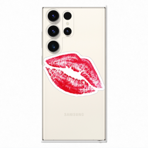 Samsung S24 Ultra Drooling Tongue Transparent Silicone TPU Θήκη