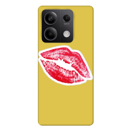 Xiaomi Redmi Note 13Pro 5G Faint Kiss Yellow Colored Silicone TPU Θήκη