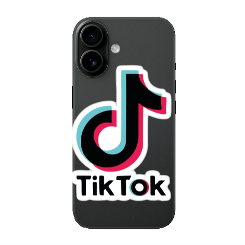 Apple Iphone 16 plus Tik Tok Transparent Silicone TPU Θήκη