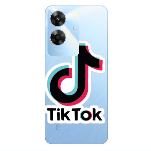 Realme Note 60 Tik Tok Transparent Silicone TPU Θήκη