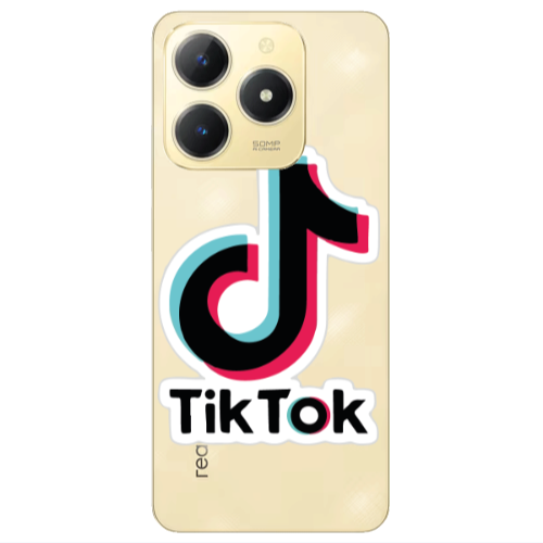 Realme C61 Tik Tok Transparent Silicone TPU Θήκη