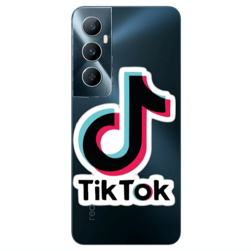 Realme C65 Tik Tok Transparent Silicone TPU Θήκη