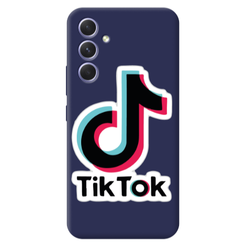 Samsung A56 Tik Tok Dark blue Colored Silicone TPU Θήκη