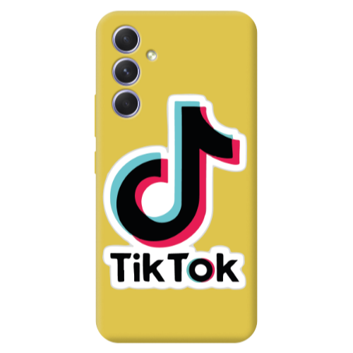 Samsung A56 Tik Tok Yellow Colored Silicone TPU Θήκη