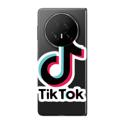 Honor Magic V5 Tik Tok Transparent Silicone TPU Θήκη