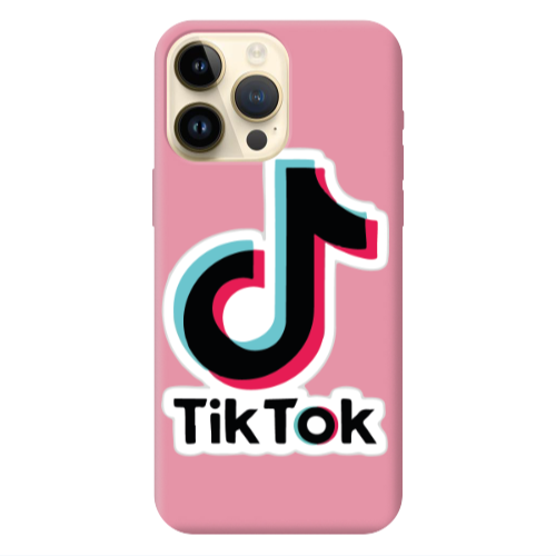 Apple iPhone 13 Pro Max Tik Tok Pink Colored Silicone TPU Θήκη