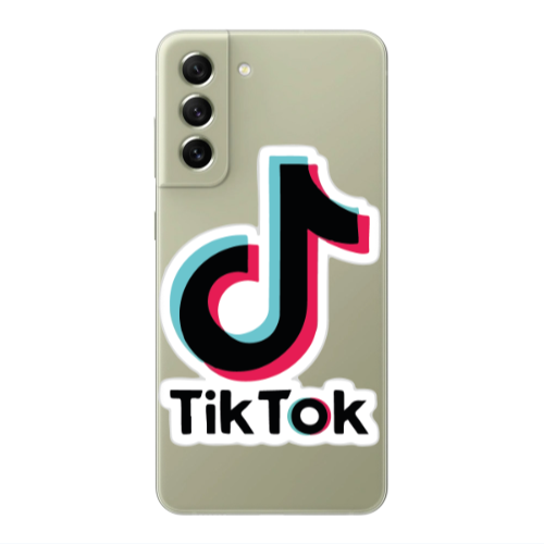 Samsung S21 Tik Tok Transparent Silicone TPU Θήκη