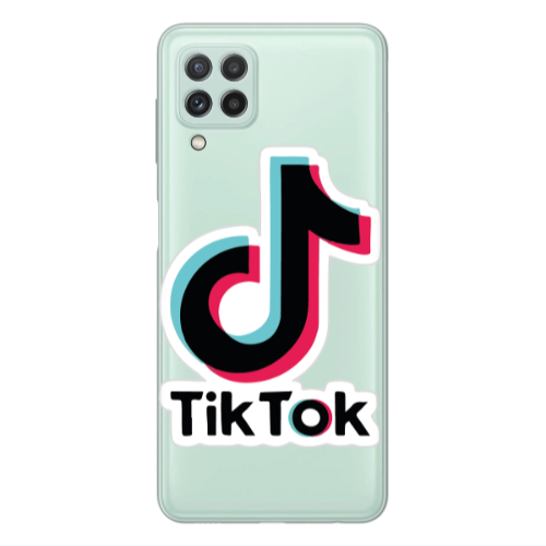Samsung A22 4G Tik Tok Transparent Silicone TPU Θήκη