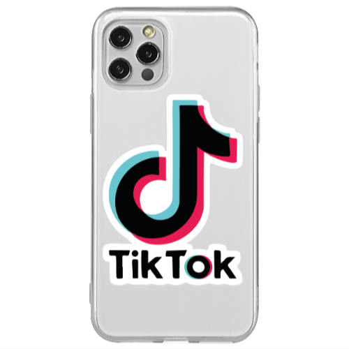 Apple iPhone 12 Pro Tik Tok Transparent Silicone TPU Θήκη