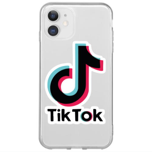 Apple iPhone 12 Mini Tik Tok Transparent Silicone TPU Θήκη