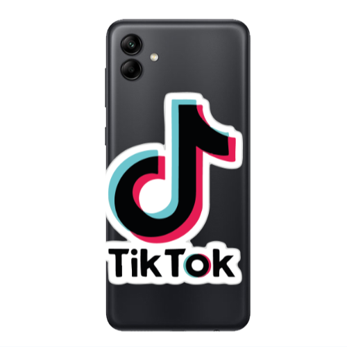 Samsung A04 Tik Tok Transparent Silicone TPU Θήκη