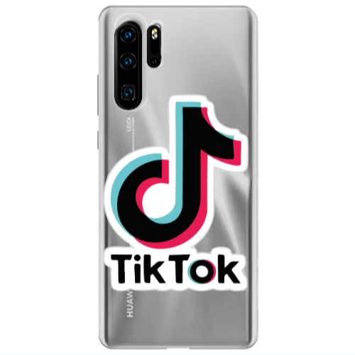 Huawei P30 Pro Tik Tok Transparent Silicone TPU Θήκη