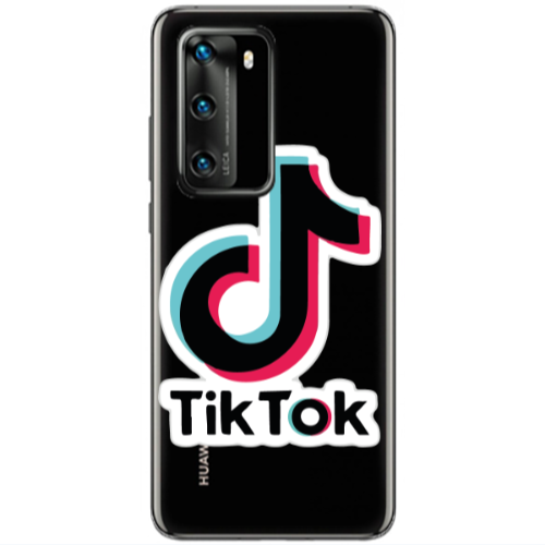 Huawei P40 Tik Tok Transparent Silicone TPU Θήκη