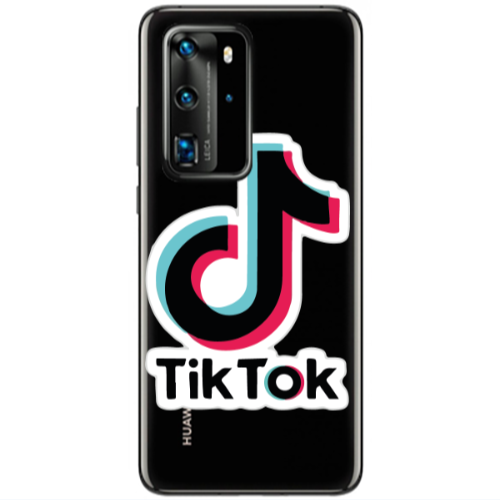 Huawei P40 Pro Tik Tok Transparent Silicone TPU Θήκη
