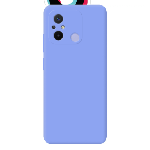 Xiaomi Redmi 12C Tik Tok Light Purple Colored Silicone TPU Θήκη