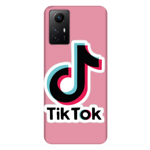 Xiaomi Redmi Note 12s Tik Tok Pink Colored Silicone TPU Θήκη