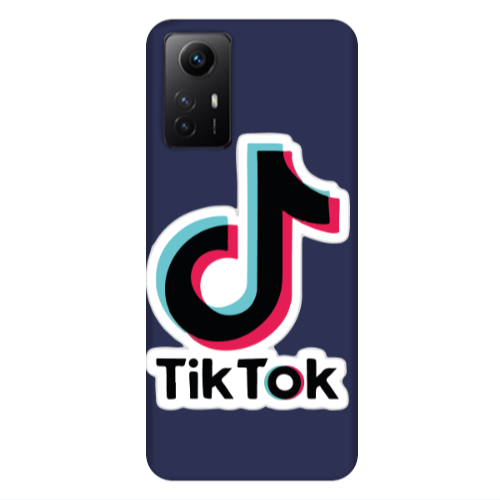 Xiaomi Redmi Note 12s Tik Tok Dark blue Colored Silicone TPU Θήκη
