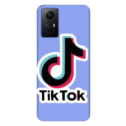 Xiaomi Redmi Note 12s Tik Tok Light Purple Colored Silicone TPU Θήκη