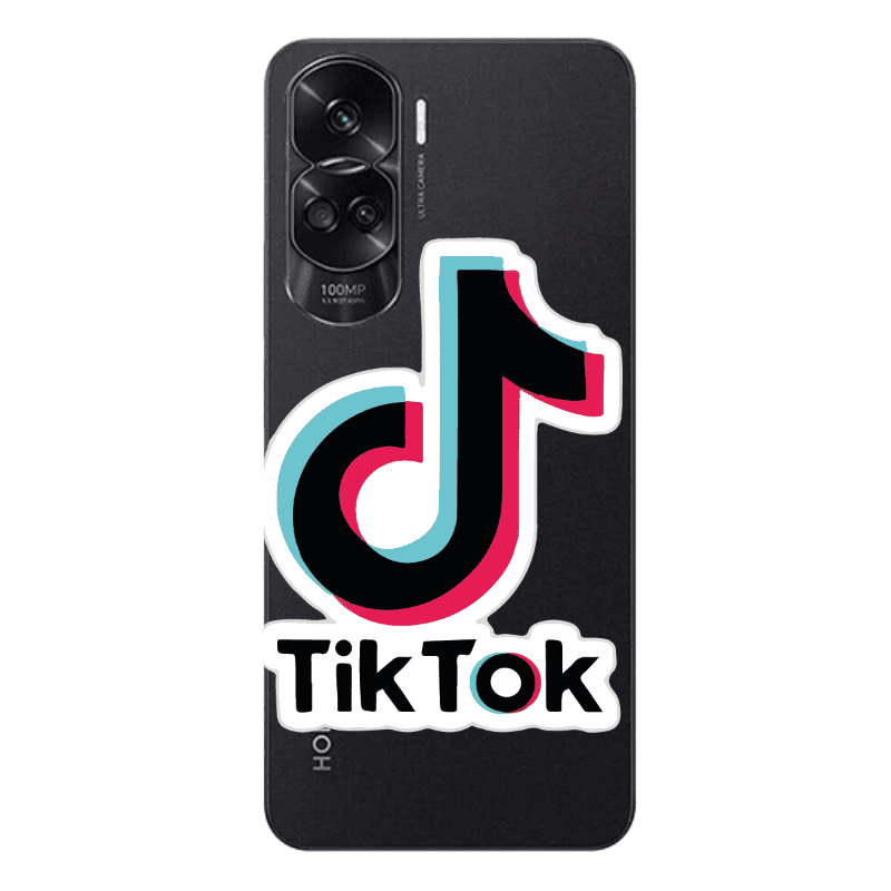 Honor 90 Lite 5G Tik Tok Transparent Silicone TPU Θήκη