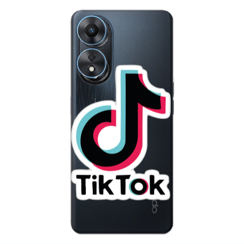 Oppo A 98 Tik Tok Transparent Silicone TPU Θήκη